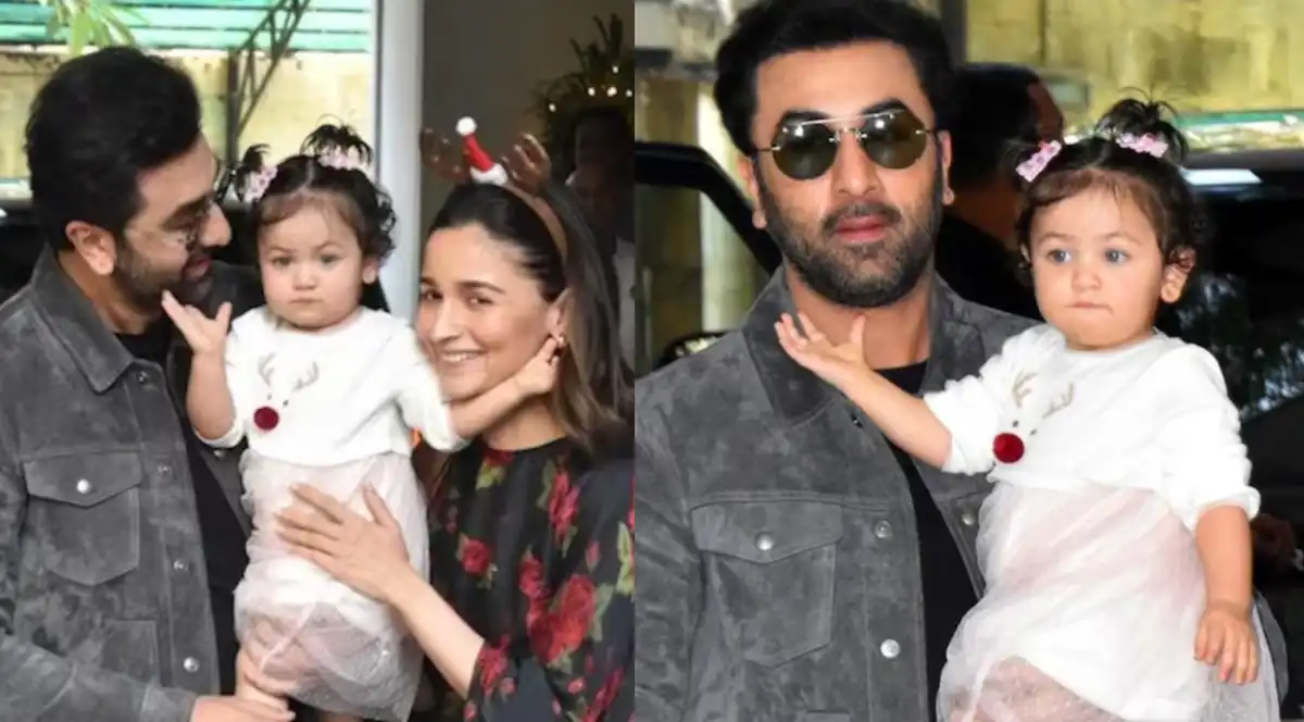First glimpse of Ranbir Kapoor and Alia Bhatt's daughter Raha was seen on Christmas
