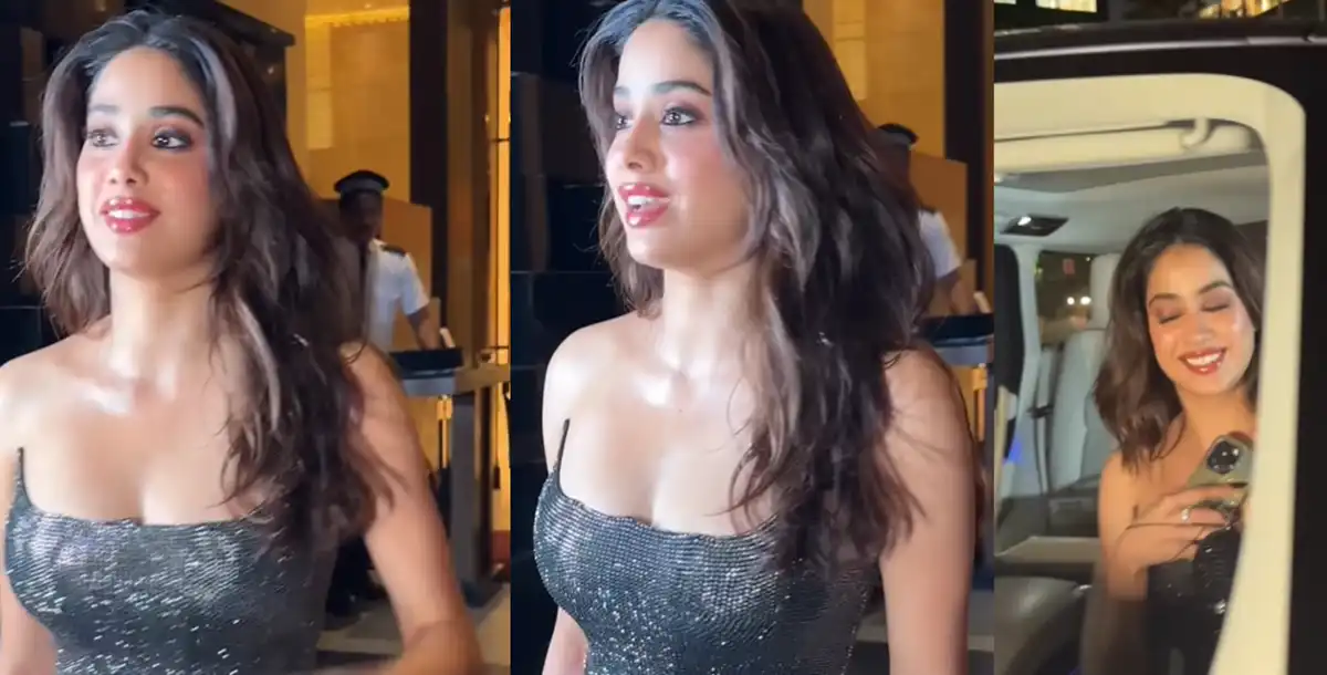 yours comes out every day, today mine came out…Jhanvi Kapoor's tongue slipped