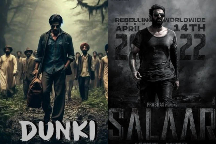 Shahrukh's dunki and salaar face off battle in the box office