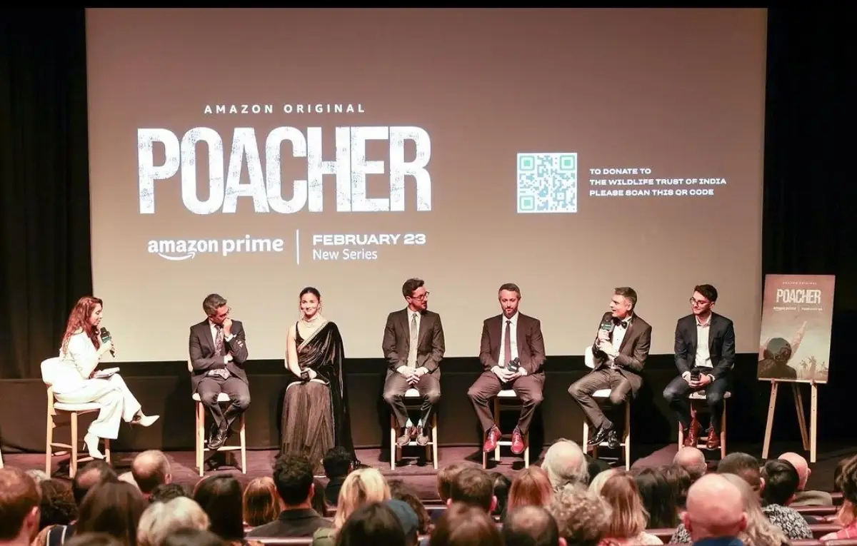 Black Beauty Alia Bhatt Shares Look from Special Screening of "Poacher", to Premier on 23 Feb 89 Alia Bhatt at special screening of Poacher in London