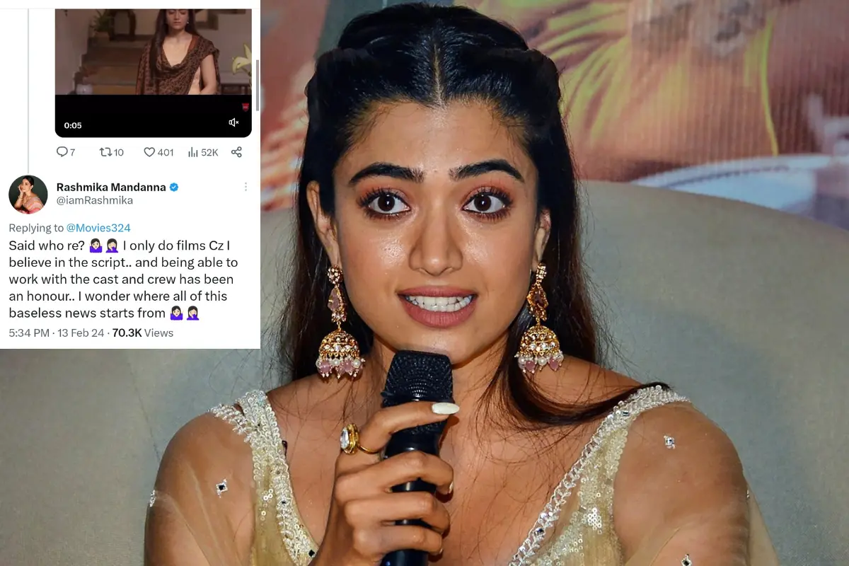 Rashmika Mandanna Responds Troller After being Mocked For Film Choices
