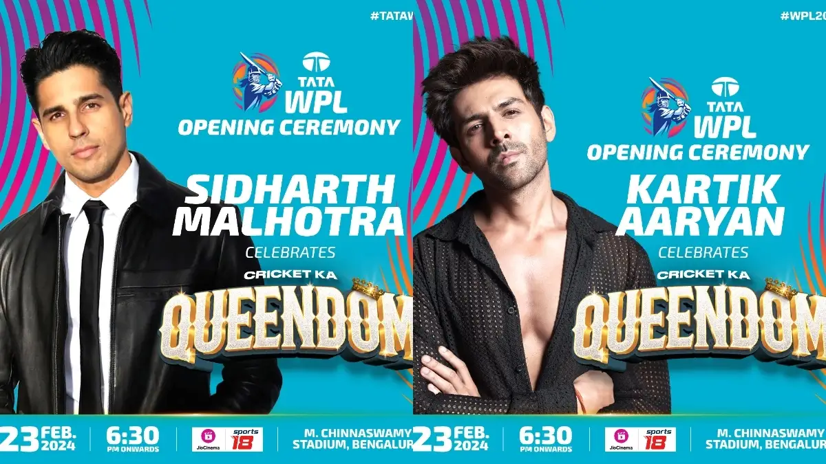 Women's Premier League! Sid and Kartik Ready for Opening with Glamourous Moves 89 Women's Premier league