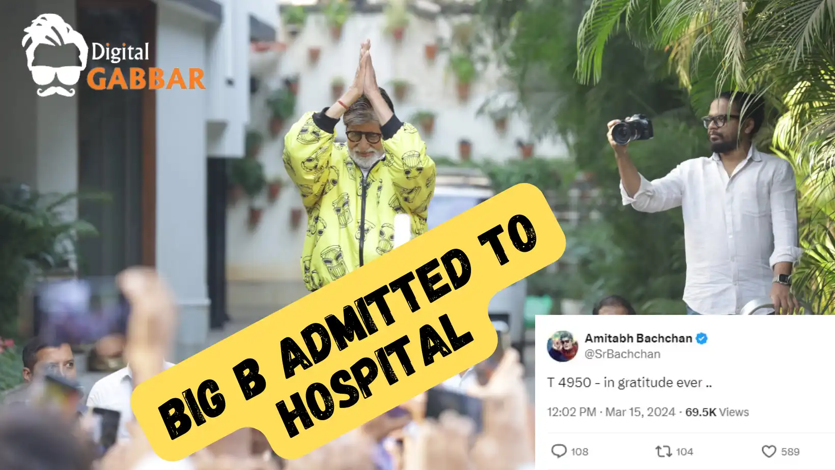Amitabh Bachchan undergoes angioplasty Update on Big B hospitalization