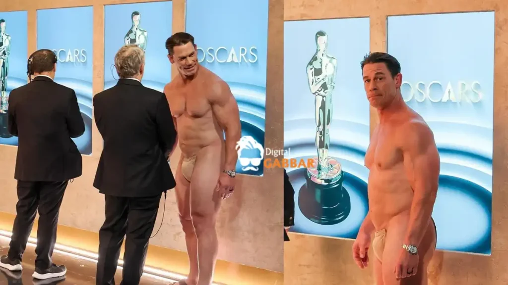 John Cena Oscars 2024 Stunt: Wrestler Arrives Nude, Backstage Photos Go Viral! 92 John Cena Tries PK Stunt at Oscars