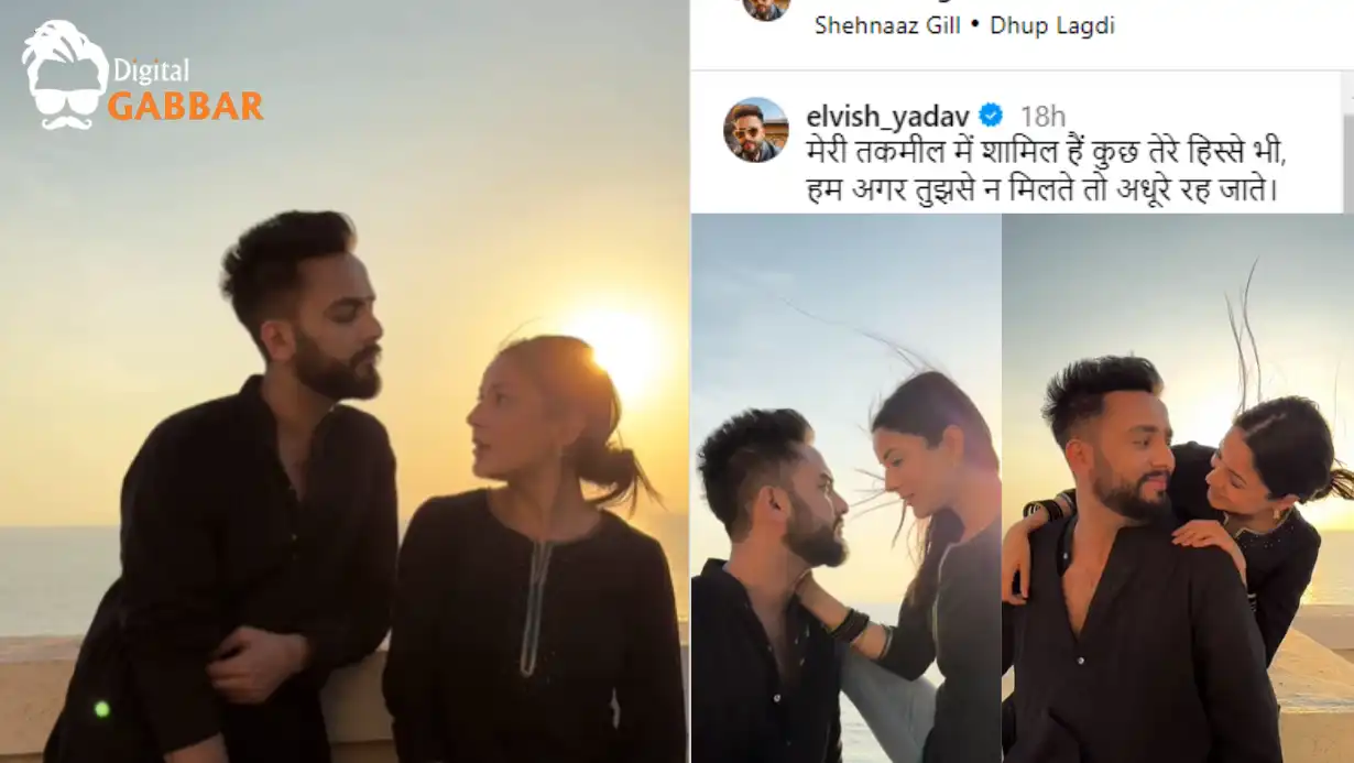 Elvish Yadav Gets Romantic with Shehnaaz Gill, Fans Shocked by Video, Watch Now!