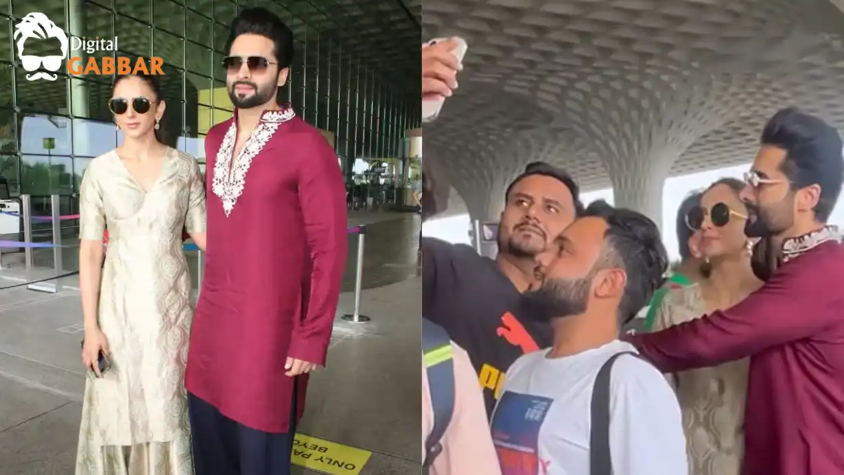 Jackky Bhagnani Shielded his Wife Rakul Preet Singh from the Crowd