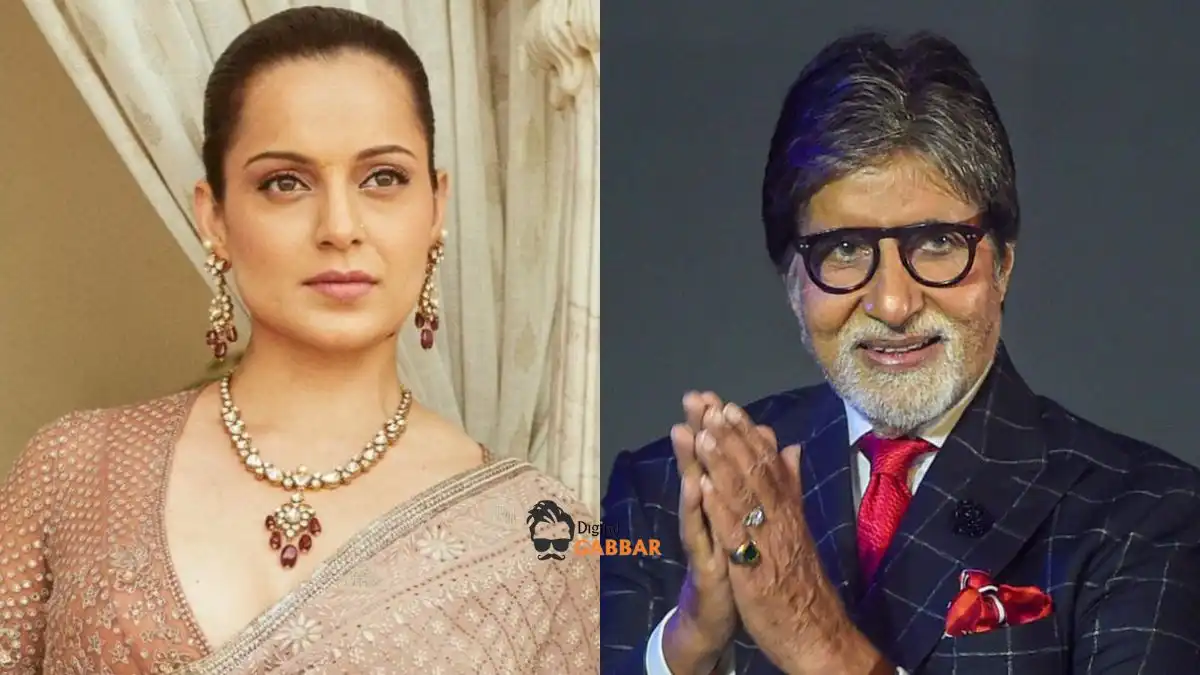 Kangana Ranaut Says that She Receives Equal Respect as Amitabh Bachchan in the Film Industry