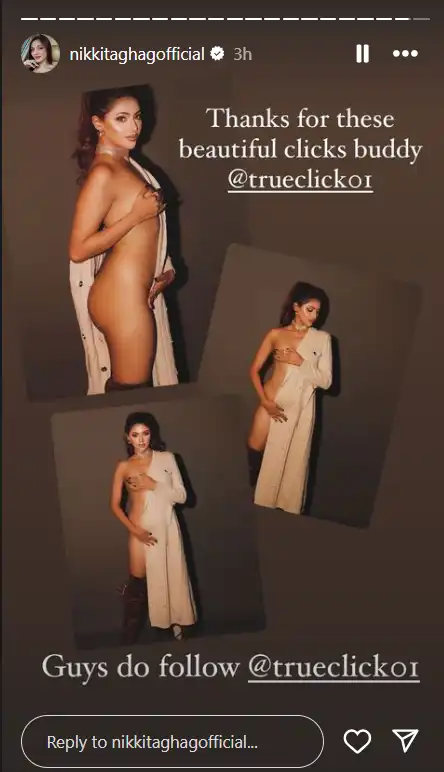 Famous Actress Nikita Ghag Exposed for Publicity Stunt, Deletes Nude Photoshoot... 92 Famous Actress Nikita Ghag Nude Photoshoot