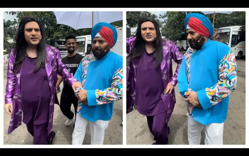 Krushna Abhishek and Kangana Ranaut Cook Up Comedy Gold on 'Laughter Chef' 90 Krushna Abhishek And Sudesh Lehri Dressed Up As Bharti Singh And Chef Harpal Singh Sandhu