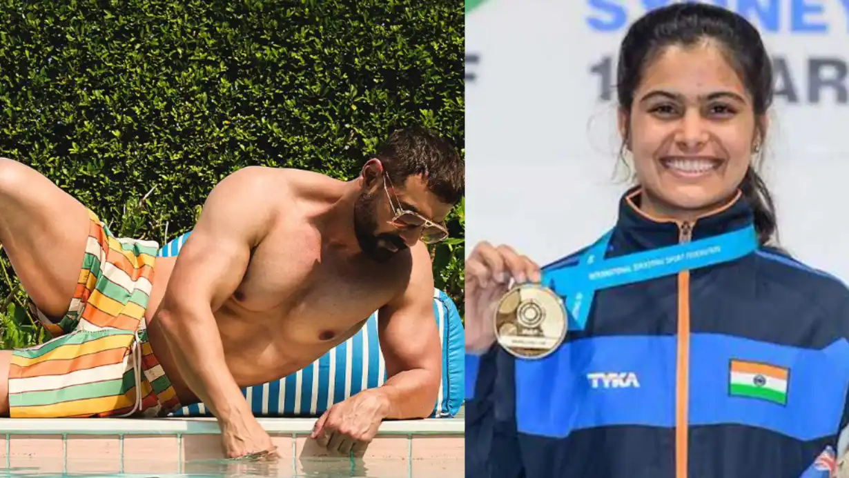 Manu Bhaker’s Olympic Medal Photo with This Superstar Sparks Backlash 87 Manu Bhaker’s Olympic Medal Photo With This Superstar Sparks Backlash