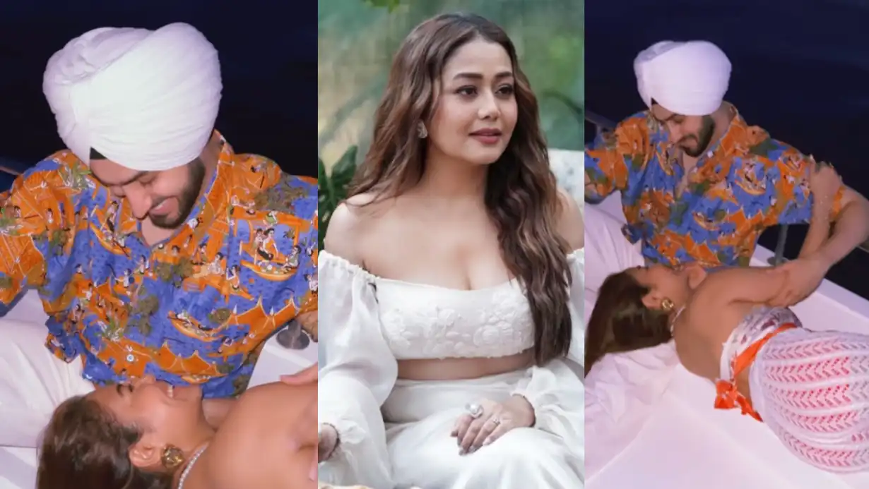 Neha Kakkar Gets Romantic with Husband; Video Sparks Reactions 87 Neha Kakkar Gets Romantic With Husband