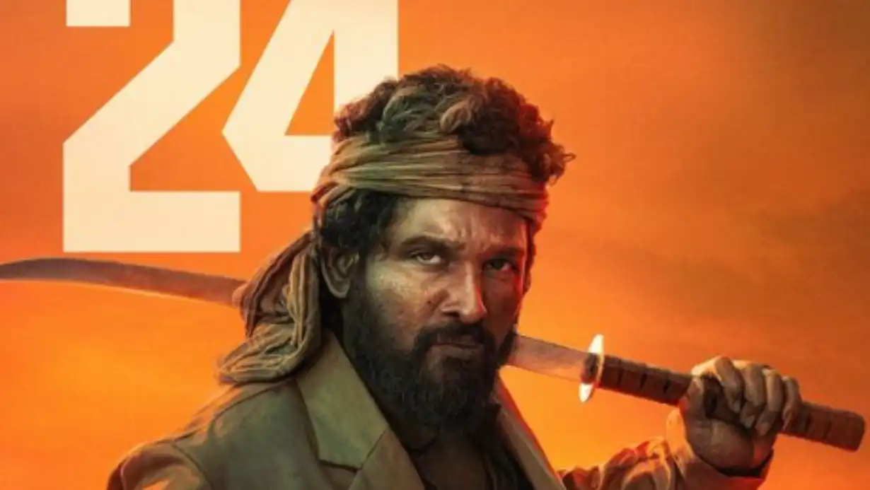 Allu Arjun Ignites Anticipation for 'Pushpa 2' with New Poster and 100-Day Countdown 89 Pushpa 2