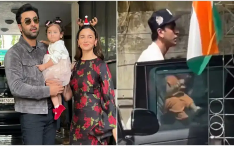 Ranbir Kapoor and Alia Bhatt's Daughter Raha Kapoor Embodies Independence Day Spirit 93 Ranbir Kapoor Alia Bhatt Raha (1)