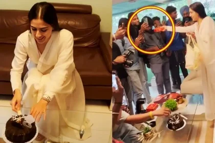 Sara Ali Khan celebrating Birthday with Paparazzi