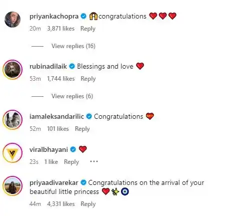 Bollywood Showering Blessings on Deepika Padukone & Ranveer Singh's Newborn Baby Girl 92 Deepika Padukone & Ranveer Singh Welcomes Baby Girl