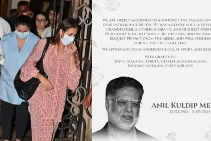 Malaika Arora's Heartfelt Post After Father’s Demise Appeals For Privacy From Media And Fans