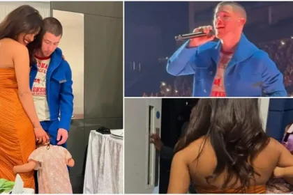 Peecee Joins Nick's Concert On His Birthday With Their Daughter Malti Webp File