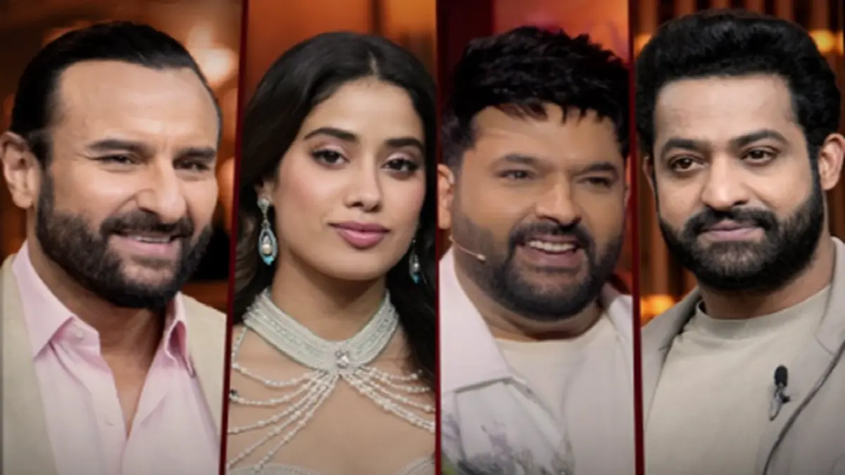 Janhvi Kapoor's Emotional Tribute to Her Mother Sridevi Rocks the Kapil Sharma Show 89 Saif Ali Khan, Janhvi Kapoor, Kapil Sharma, Jr. Ntr