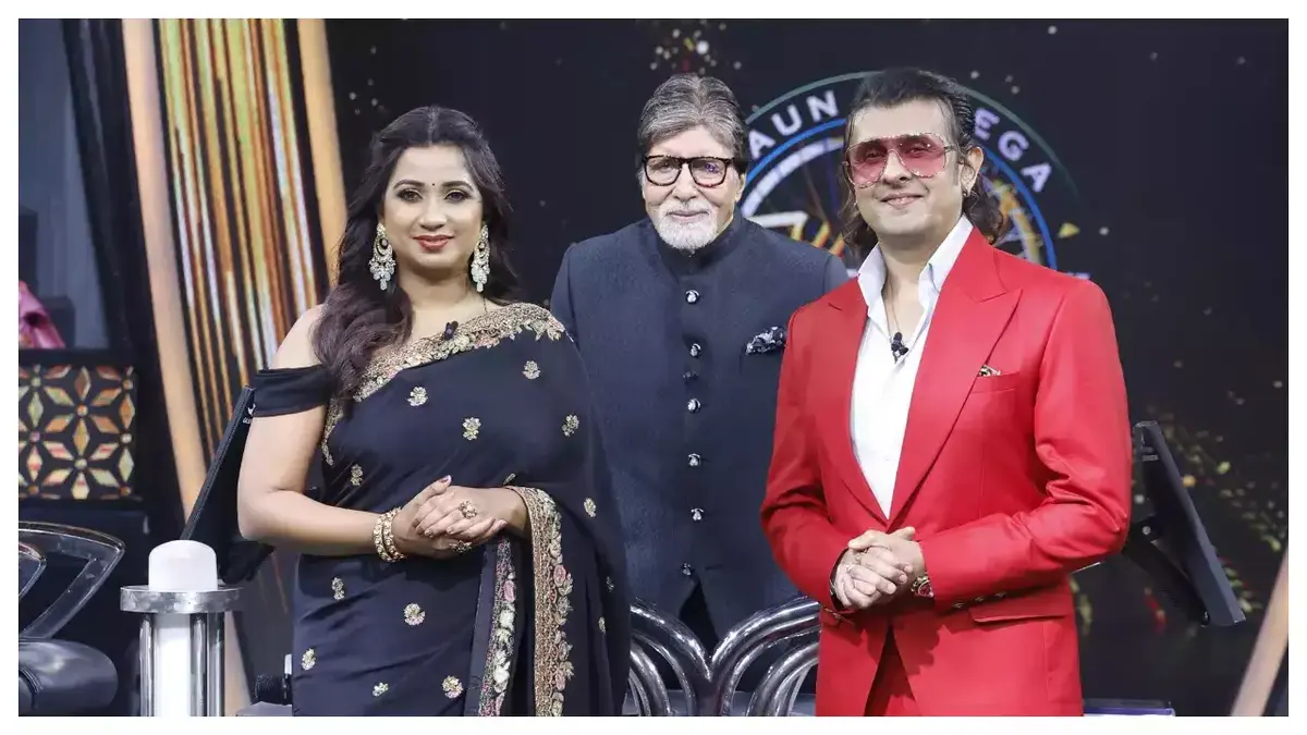 When Bollywood's Voices Met the Iconic Host: KBC's Musical Extravaganza 89 Shreya Ghosal, Amitabh Bachchan, Sonu Nigam At Kbc 16