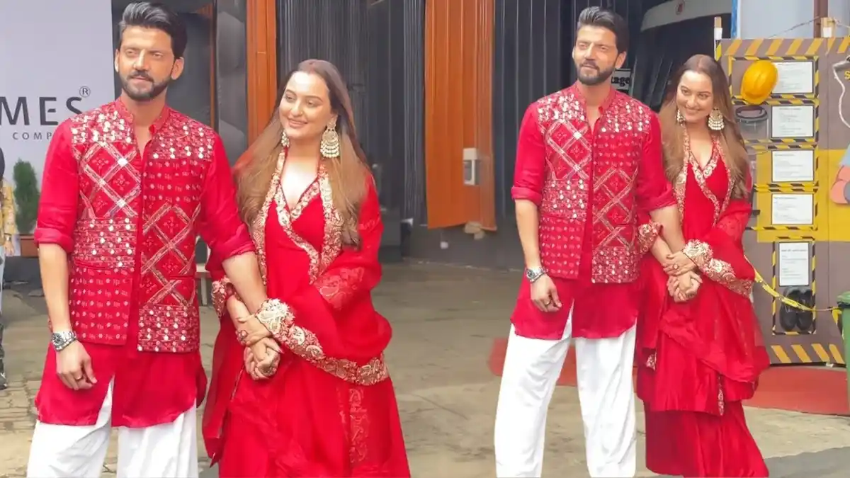 Romantic Redefines as Sonakshi Sinha and Zaheer Iqbal Bring Their Real Wedding to India's Best Dancer 4 89 Zahir Iqbal. Sonakshi Sinha On India's Best Dance 4