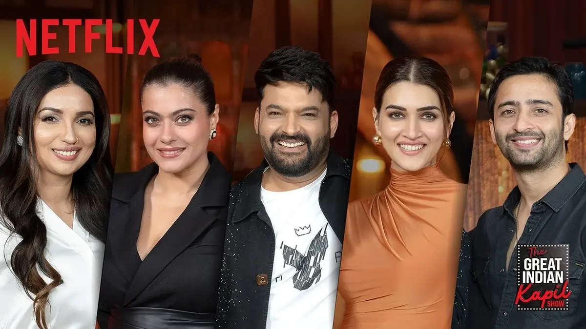 Do Patti's Unique Twists Take Center Stage on Kapil Sharma's Show 89 Kanika, Kajol, Kapil, Kriti, Saheer