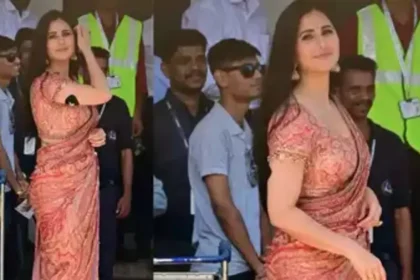 Katrina Kaif With Black Patch On Arm