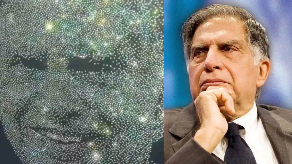 Ratan Tata's Diamond Portrait: Viral Video Showcases Stunning Tribute by Surat Merchant 89 Ratan Tata's Diamond Portrait Viral Video Showcases Stunning Tribute By Surat Merchant