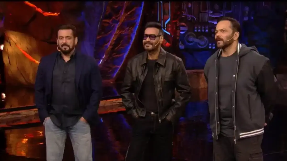 Cop-ing with Reality: Ajay Devgn and Rohit Shetty's Fun-filled Weekend Ka Vaar Episode 89 Salman Khan, Ajay Devgan, Rohit Shetty