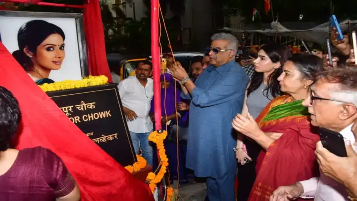 Chowk Unveiled in Memory of Late Sridevi: A Tribute to Bollywood's Eternal Superstar 89 Sridevi (1)