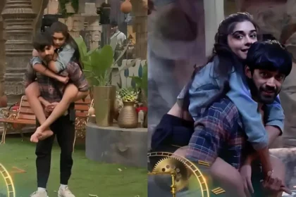 Avinash Carrying Eisha On Back For Time God Task