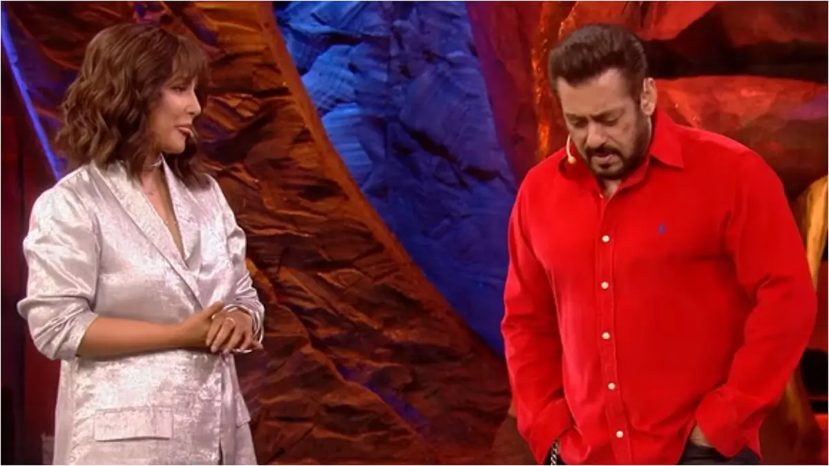 Hina Khan Joins Bigg Boss 18 Weekend Ka Vaar: A Story of Strength and Resilience 89 Hina Khan and Salman Khan share an emotional moment on Bigg Boss 18