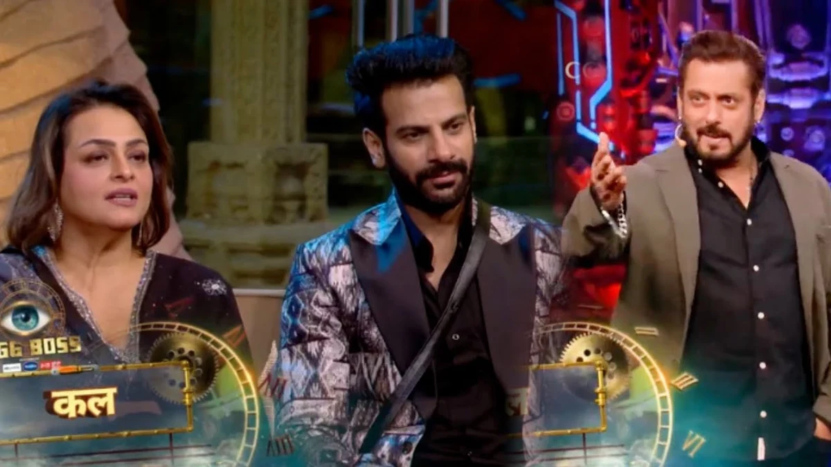Salman Khan Confronts Shilpa Shirodkar Over Loyalty Issues in Bigg Boss 18 89 Shilpa Shirodkar, Karaneer Mehra And Salman Khan In Bigg Boss 18