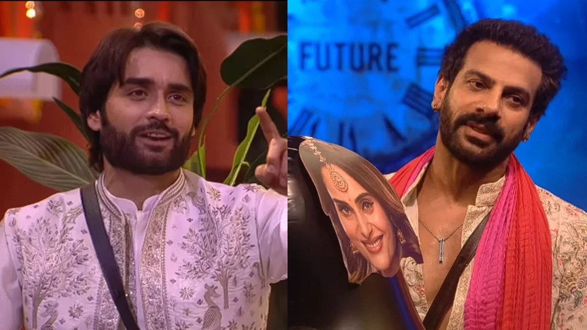 The Gloves are Off: Vivian Dsena and Karanveer Mehra Spar in Emotional Battle 91 Vivian Desena And Karanveer Mehra On Bigg Boss 18