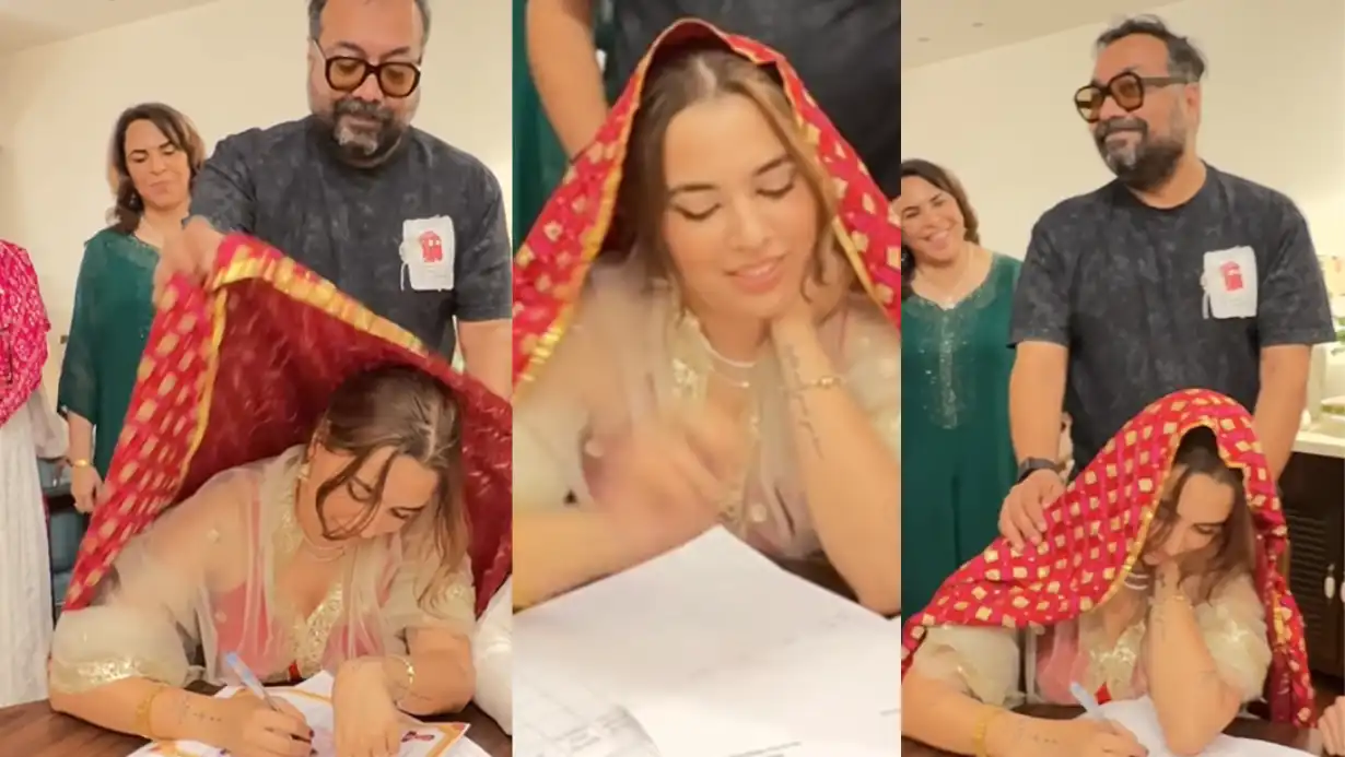 Anurag Kashyap's Emotional Gesture at Aaliyah's Wedding with Shane Gregoire Goes Viral 89 Anurag Kashyap's Heartwarming Moment Adjusting Daughter Aaliyah's Dupatta At Her Wedding