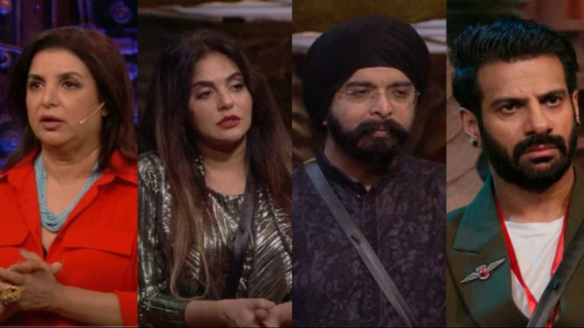 Bigg Boss 18: Farah Khan’s Adalat Shakes Up Contestants with Tough Questions 89 Farah Khan, Sara Arfeen Khan, Tajinder Bagga, Karanveer Mehra