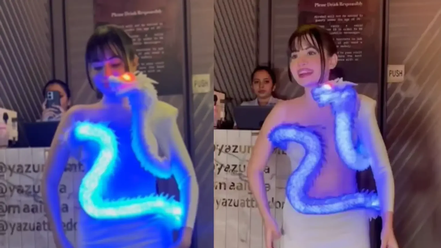 Urfi Javed Stuns in Dragon Dress: Video Goes Viral, Fans Say, 'Hope It Eats Her' 89 Urfi Javed Stuns In Dragon Dress