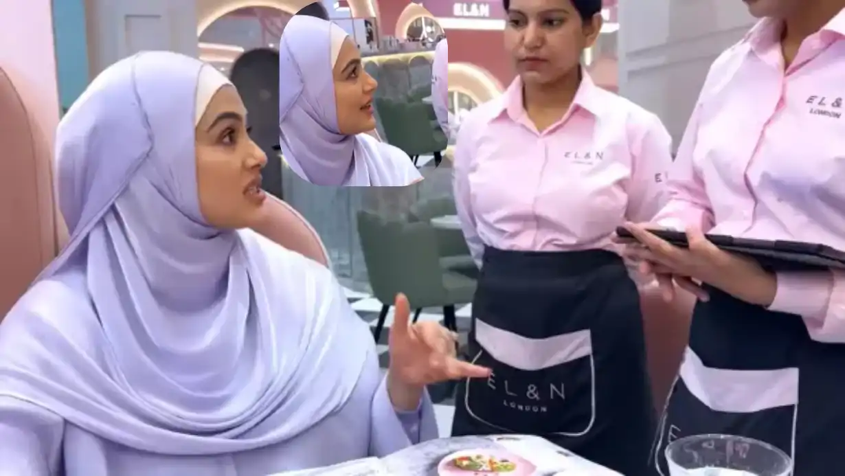 Video: Actress Demands "Certified Halal Meat" at Restaurant; Viral Video Sparks Debate 89 Actress Sana Khan Demands Certified Halal Meat At Restaurant