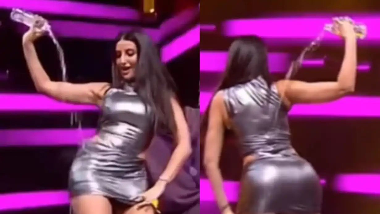 Nora Fatehi's Dance Video Sparks Controversy: Fans React to Her 'Water Bottle' Stunt 87 Nora Fatehi's Dance Video Sparks Controversy Fans React To Her 'water Bottle' Stunt