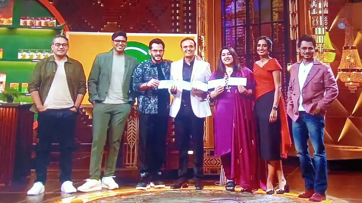 Shark Tank India 4: Aman, Anupam & Others Battle Over Healthy Food Startup 89 Sahil Vohra And Isha Chadha Vohra In Shark Tank India 4