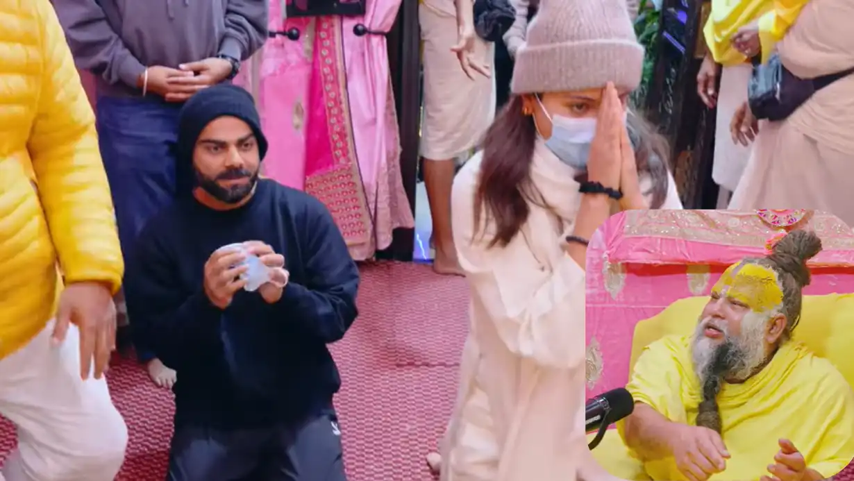 Virat Kohli and Anushka Sharma Visit Parmanand Maharaj Amid Retirement Rumors 87 Virat Kohli And Anushka Sharma Visit Parmanand Maharaj Amid Retirement Rumors
