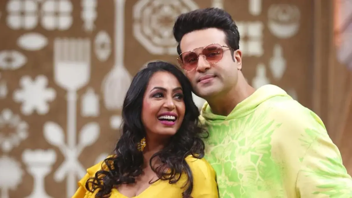 Krushna Abhishek Reflects on TV Career with Kashmera Shah on Laughter Chefs Season 87 Karishma Shah And Krushna Abhishek