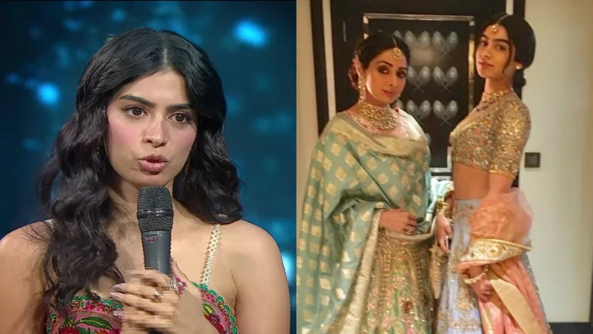 Khushi Kapoor Reveals Why She Won’t Remake Sridevi’s Films on Indian Idol 15 89 Khushi Kapoor With Shri Devi