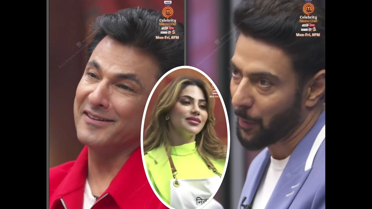 Nikki Tamboli Gets Emotional as Chef Ranveer Calls Her Father on MasterChef 89 Vikash Khanna, Nikki Tamboli, Ranveer Brar