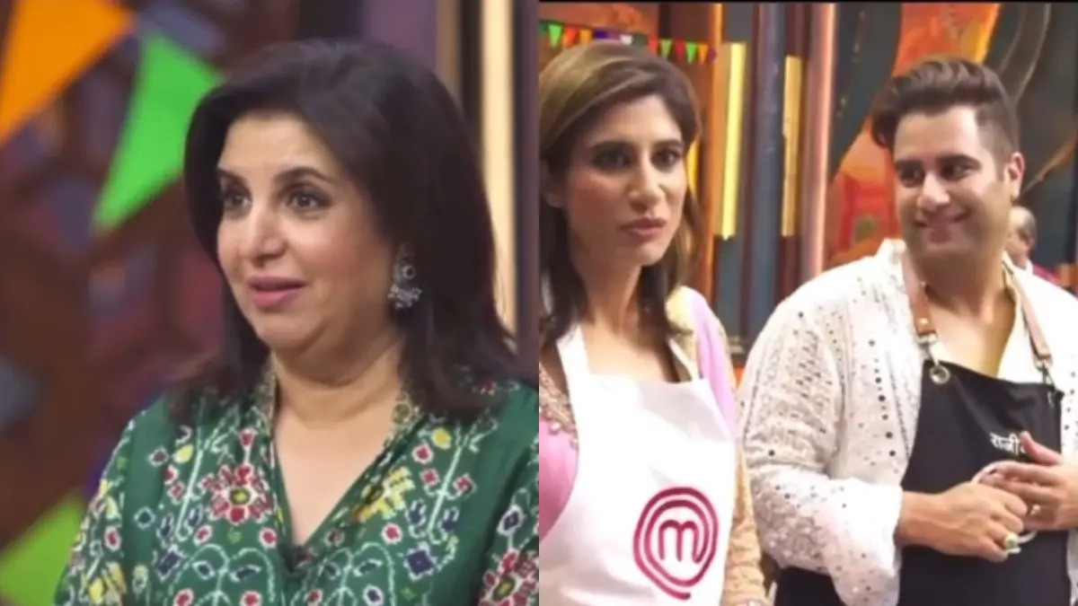 Rajiv Adatia’s ‘Aunty’ Blunder Leaves Farah Khan in Splits on Celebrity MasterChef 89 Farah Khan, Rajiv Adatia And His Sister