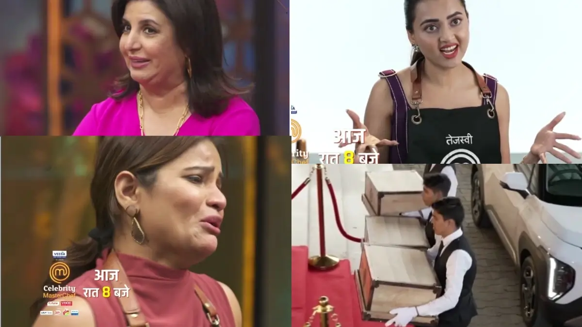 Chef Ranveer Brar’s Criticism Leaves Archana Gautam in Tears on Celebrity MasterChef 89 Farah Khan, Tejasswi Prakash, Archana Gautam In Tripple Trouble Challange