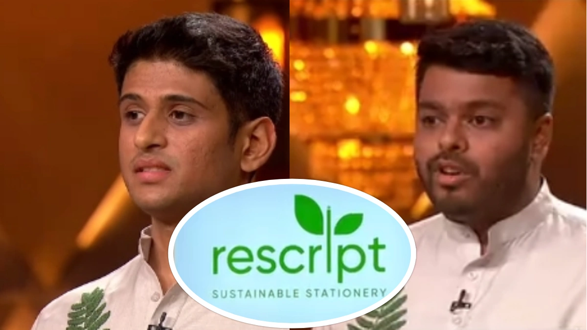 Rescript’s Recycled Paper Products Earn Applause on Shark Tank India 89 Rescript