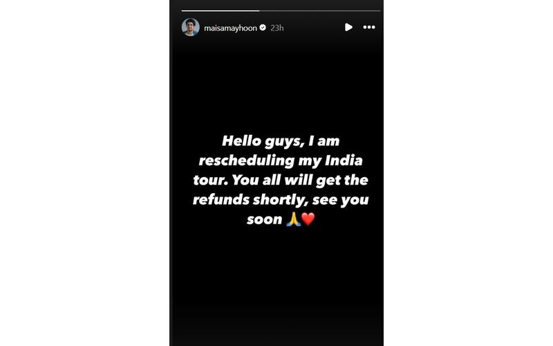 Samay Raina Postpones India Tour Amid Growing Controversy Over 'India's Got Latent' 93 Samay Raina's Post