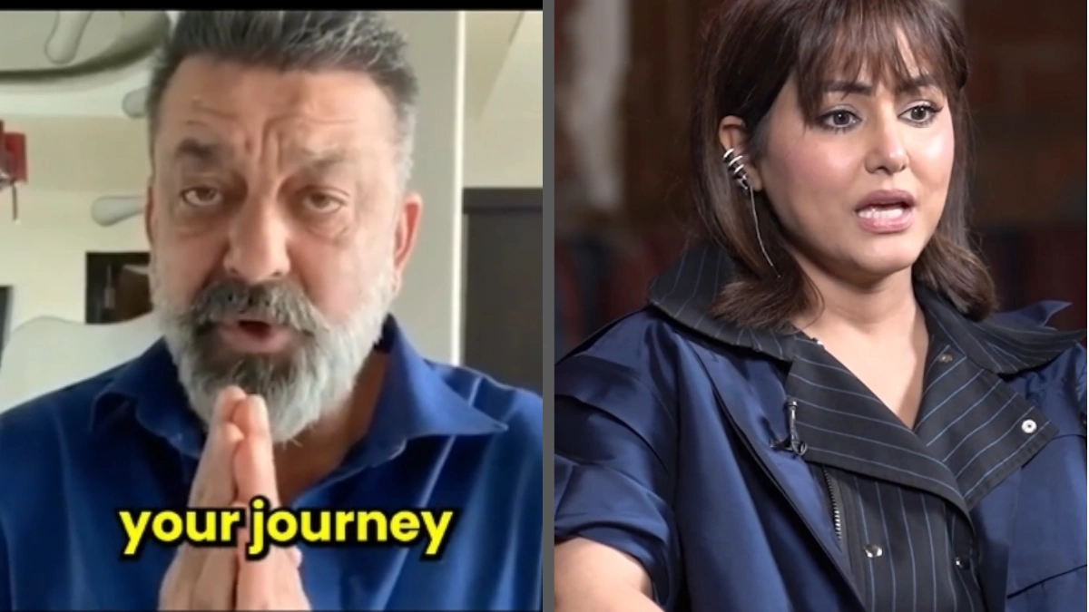 "Kuch Nahi Hai": Sanjay Dutt’s Encouraging Words Uplift Hina Khan Amid Cancer Treatment 89 Sanjay Dutt And Hina Khan