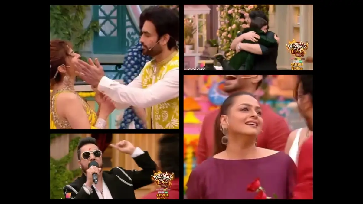 Laughter Chefs Holi Special: Vivian Dsena, Mika Singh & More Join the Fun! 89 Vivian, Mika Singh, Shilpa Shirodkar, Sajid Khan In Laughter Chef