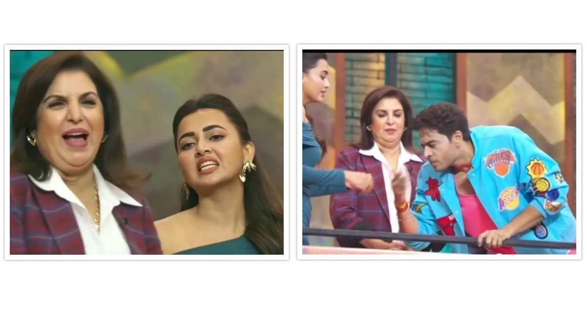Laughs and Competition: Gaurav & Tejasswi Mimics Judges, Farah Khan Joins the Fun! 89 Farah Khan, Tejasswi Prakash, Gaurav Khanna